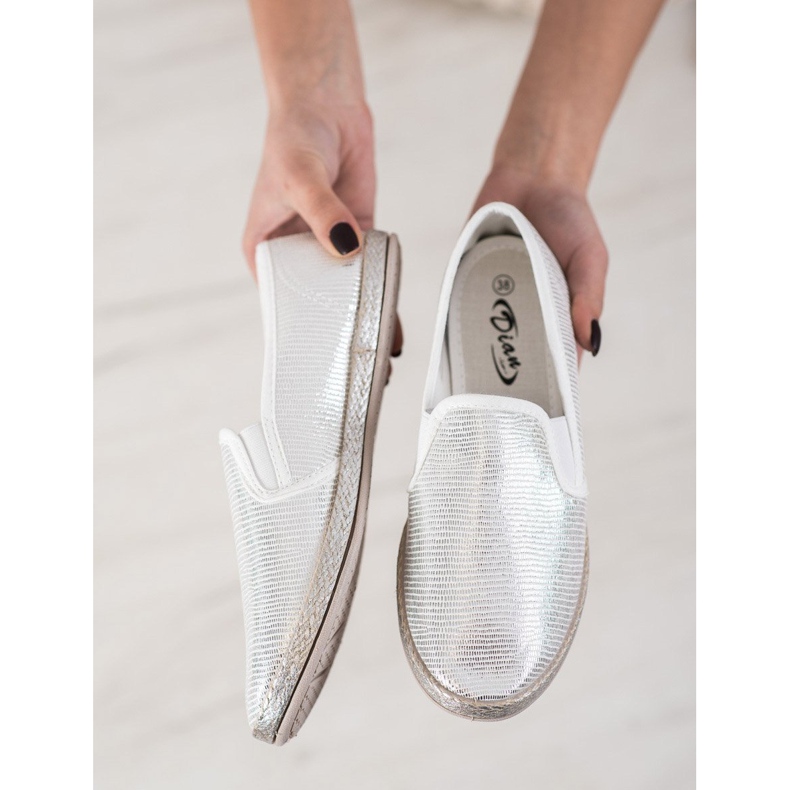 SHELOVET Scarpe Slip On lucide grigio 1