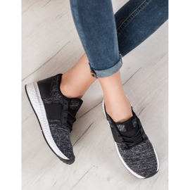 Bona Scarpe sportive sulla piattaforma nero 1