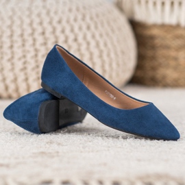 SHELOVET Ballerina In Spitz blu 1