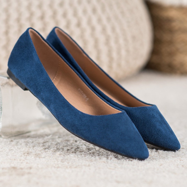 SHELOVET Ballerina In Spitz blu 2