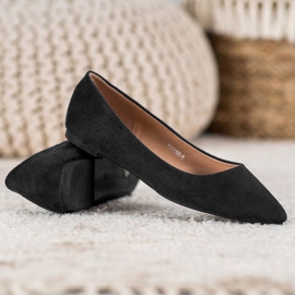 SHELOVET Ballerina In Spitz nero 1