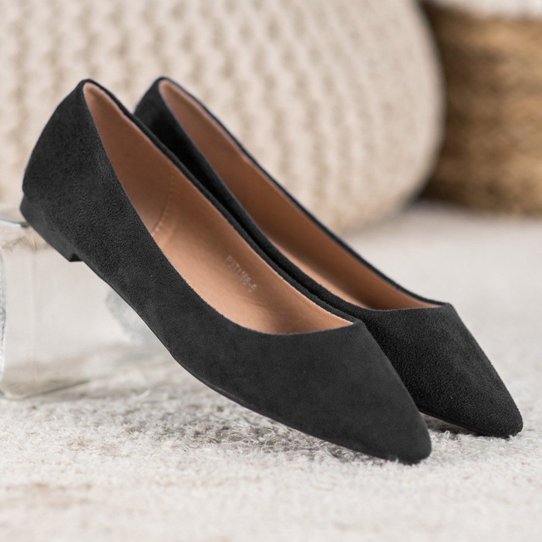 SHELOVET Ballerina In Spitz nero 2