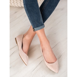 SHELOVET Ballerina In Spitz marrone 1