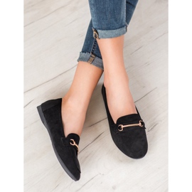 Bestelle Mocassini eleganti con ornamento nero 1