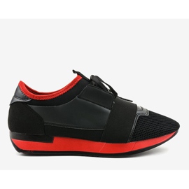 Scarpe sportive da uomo nere B18-101 nero 2