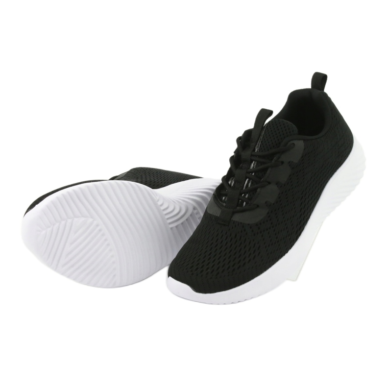 Scarpe sportive in rete leggera Atletico 1858073 nere nero 5