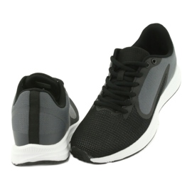 Scarpe sportive da uomo Atletico 1857335, nere e grigie nero 4