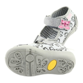 Scarpe per bambini Befado 242P102 rosa argento grigio 5