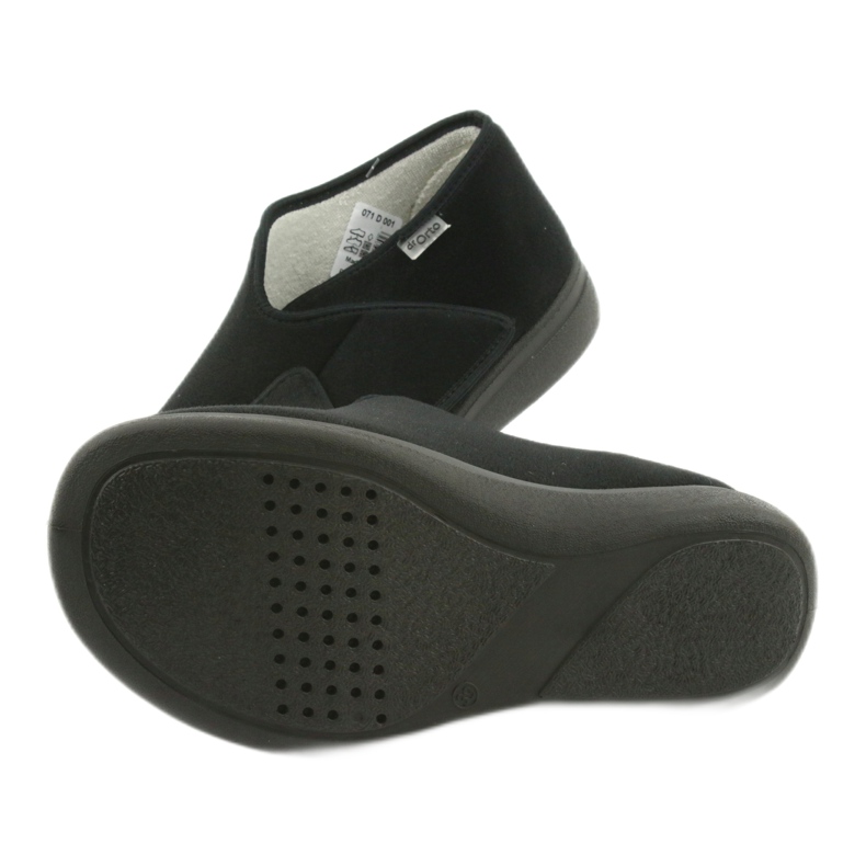 Ciabatte da uomo Dr.ORTO Befado con velcro 071M001 nero 5