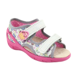 Scarpe per bambini Befado 065X135 rosa grigio multicolore 2