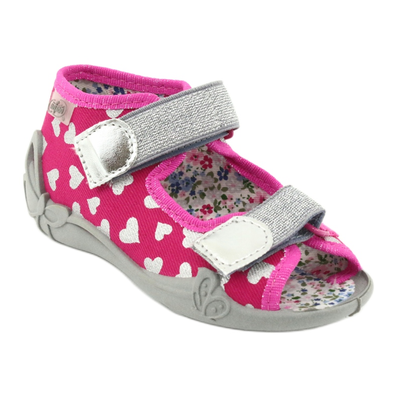 Scarpe per bambini Befado 242P104 rosa grigio 1
