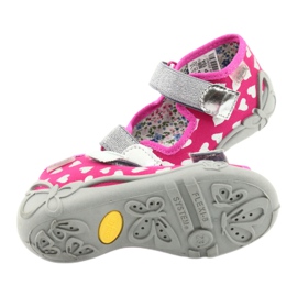 Scarpe per bambini Befado 242P104 rosa grigio 5