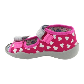 Scarpe per bambini Befado 242P104 rosa grigio 2