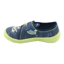 Scarpe per bambini Befado 557P138 blu navy verde 2