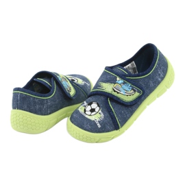 Scarpe per bambini Befado 557P138 blu navy verde 4