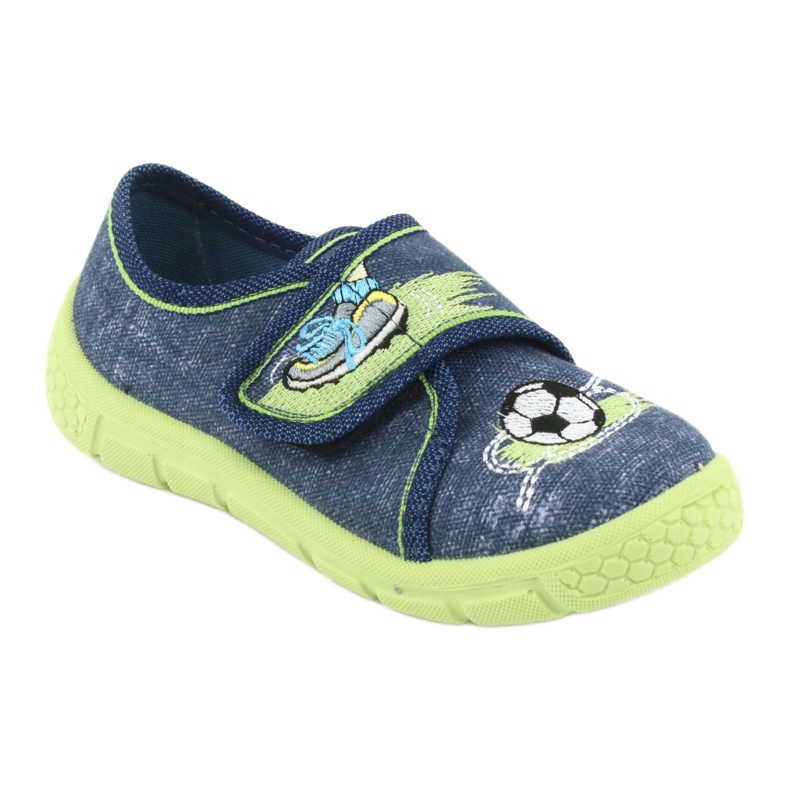 Scarpe per bambini Befado 557P138 blu navy verde 1