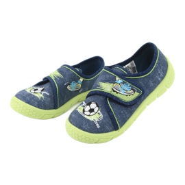 Scarpe per bambini Befado 557P138 blu navy verde 3
