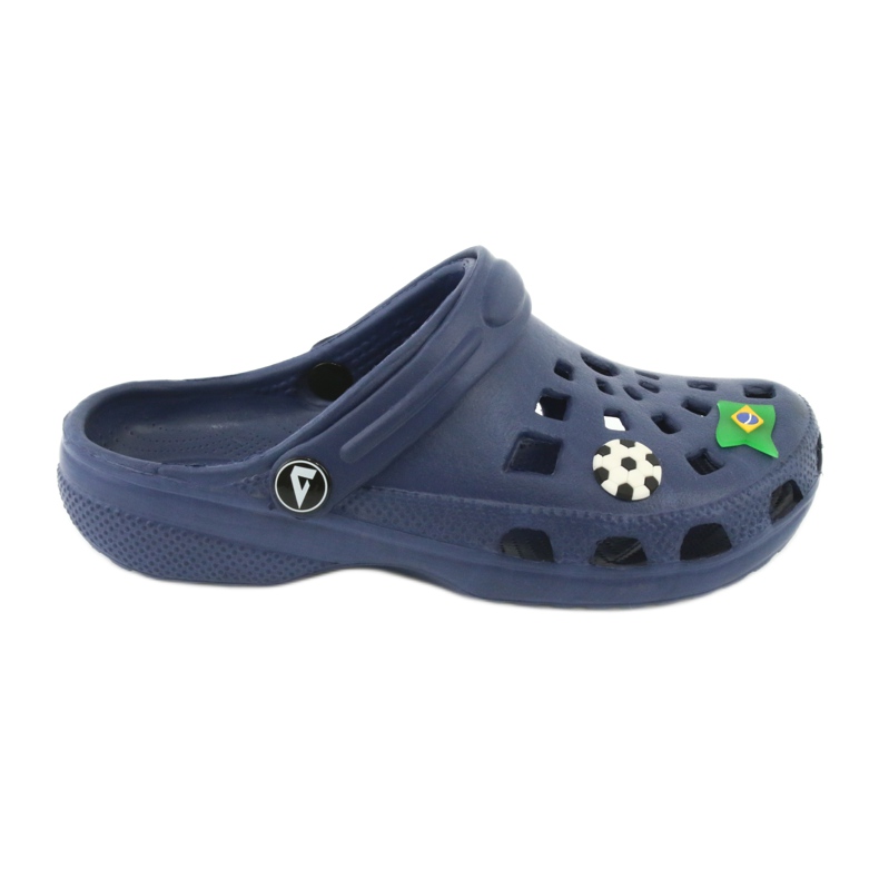 American Club Ciabatte per bambini american kroks blu navy 1