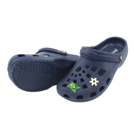 American Club Ciabatte per bambini american kroks blu navy 5