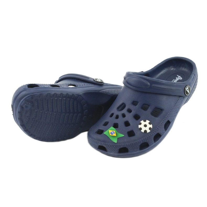 American Club Ciabatte per bambini american kroks blu navy 5