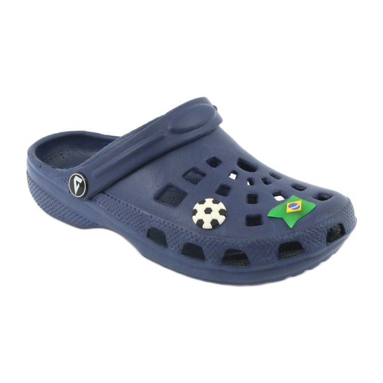 American Club Ciabatte per bambini american kroks blu navy 2