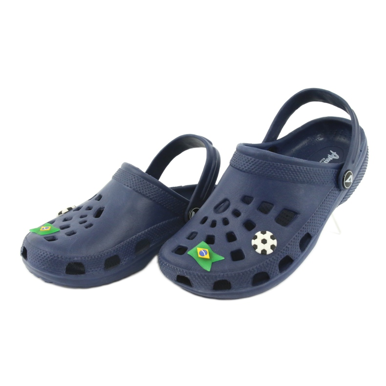 American Club Ciabatte per bambini american kroks blu navy 6