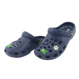 American Club Ciabatte per bambini american kroks blu navy 4