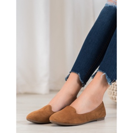 Clowse Signori classici in pelle scamosciata marrone 1