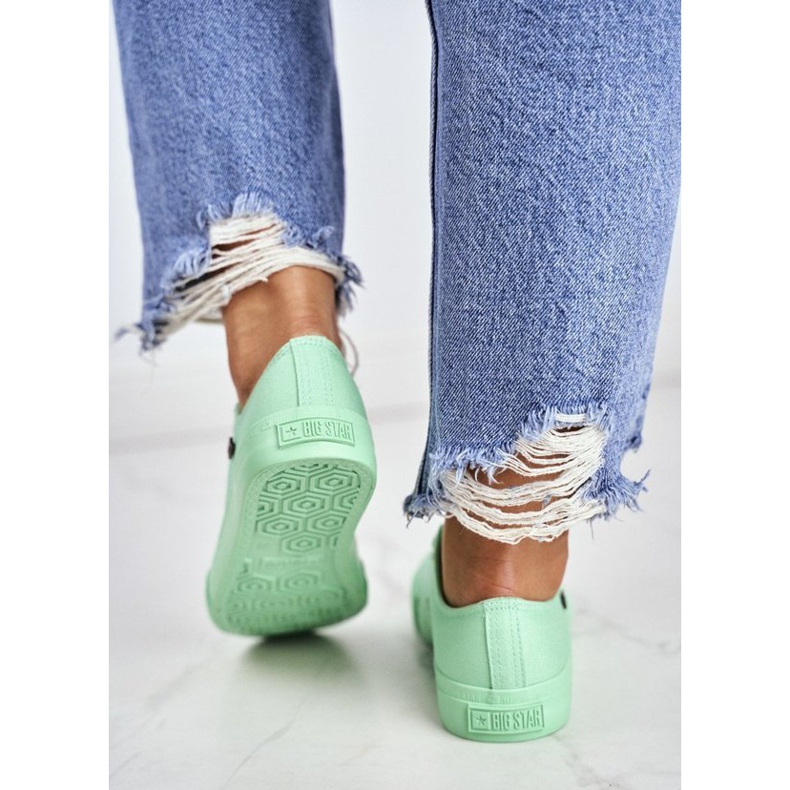 Sneakers da donna verde Big Star AA274030 1
