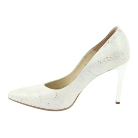 Décolleté Espinto 456/96 da donna bianche bianca multicolore 2