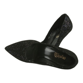 Pompe in pelle su Szpilka 497 Black Espinto nero 5