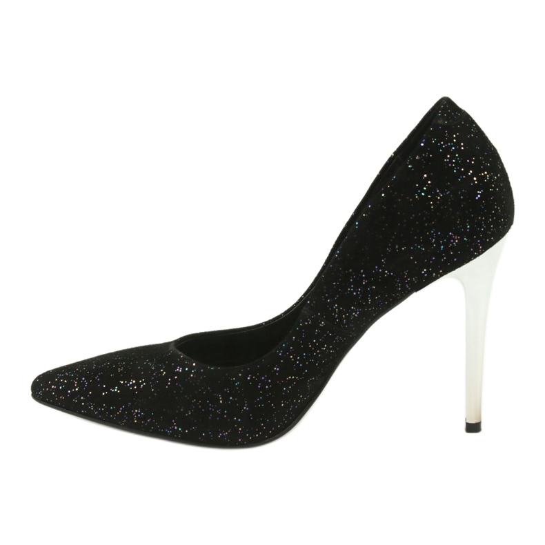 Pompe in pelle su Szpilka 497 Black Espinto nero 2