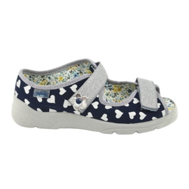 Scarpe per bambini Befado 969Y148 blu navy grigio 1