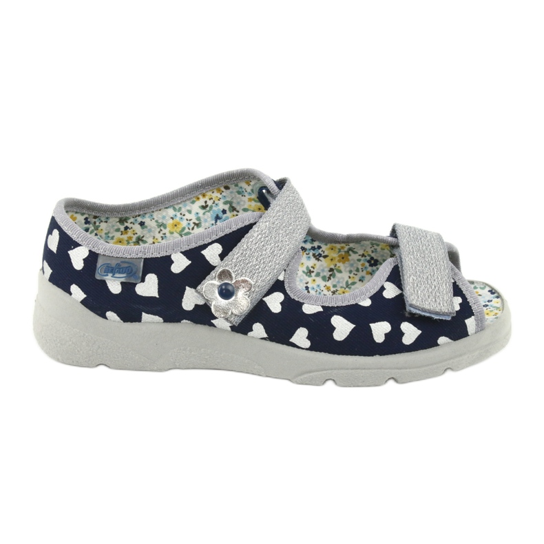 Scarpe per bambini Befado 969Y148 blu navy grigio 1