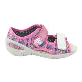 Scarpe per bambini Befado 065X134 rosa grigio multicolore 1