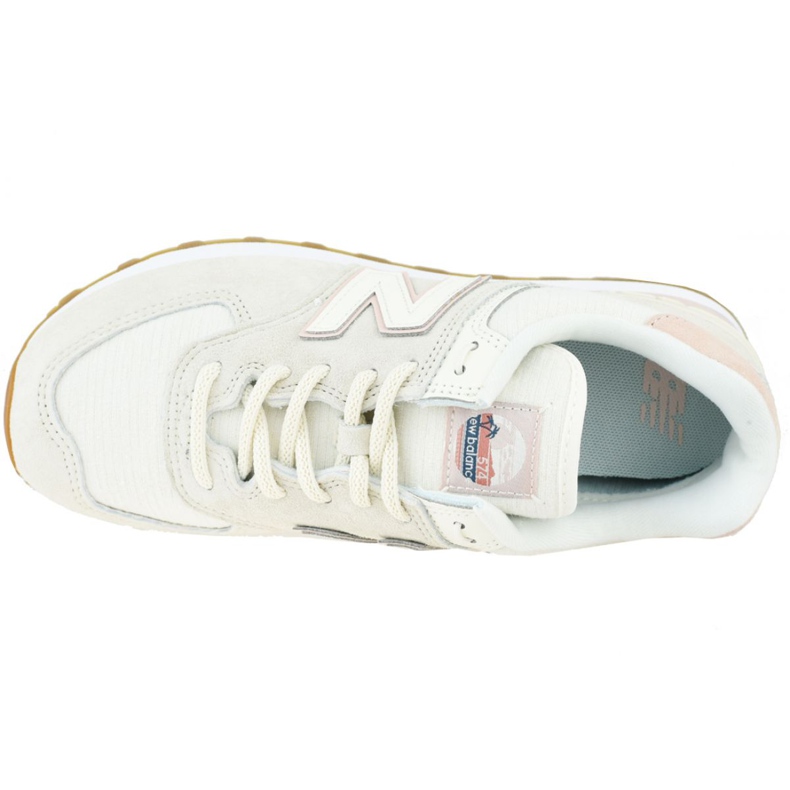 Scarpe New Balance W WL574SAY beige 2