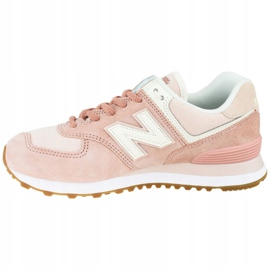 Scarpe New Balance W WL574SAZ arancia 1