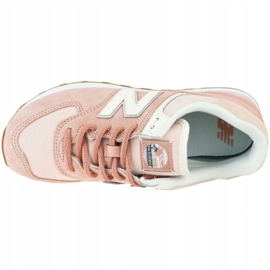 Scarpe New Balance W WL574SAZ arancia 2