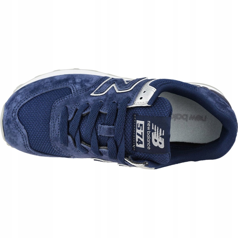 Scarpe New Balance W WL574EY blu navy 2