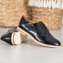 SHELOVET Scarpe Nere Con Ecopelle nero 1
