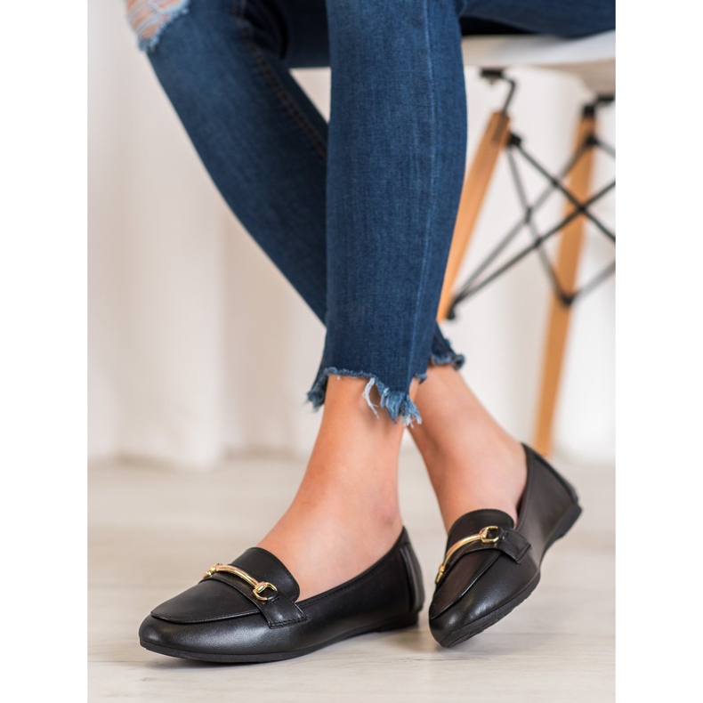 Fama Ballerina casual con ornamento nero 1