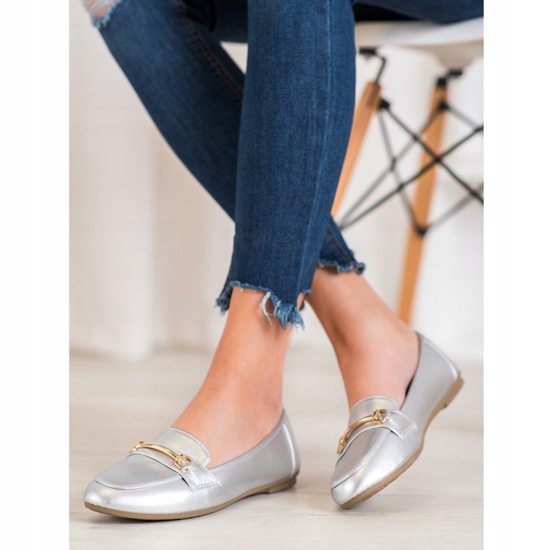 Fama Ballerina casual con ornamento grigio 2