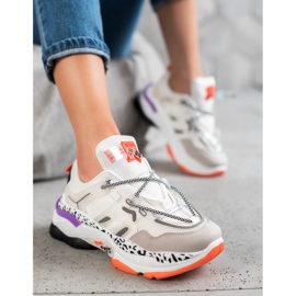 Seastar Scarpe da ginnastica alla moda bianca multicolore 1