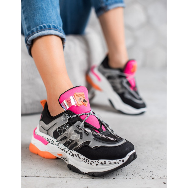 Seastar Scarpe da ginnastica alla moda nero multicolore 1
