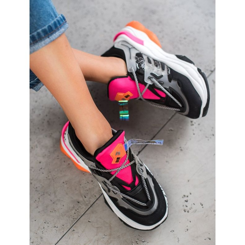 Seastar Scarpe da ginnastica alla moda nero multicolore 2
