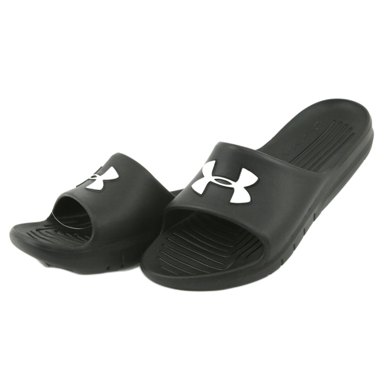 Under Armour Pantofole maschile sotto armatura core pth sl 3021286-001 per acqua nera nero 3