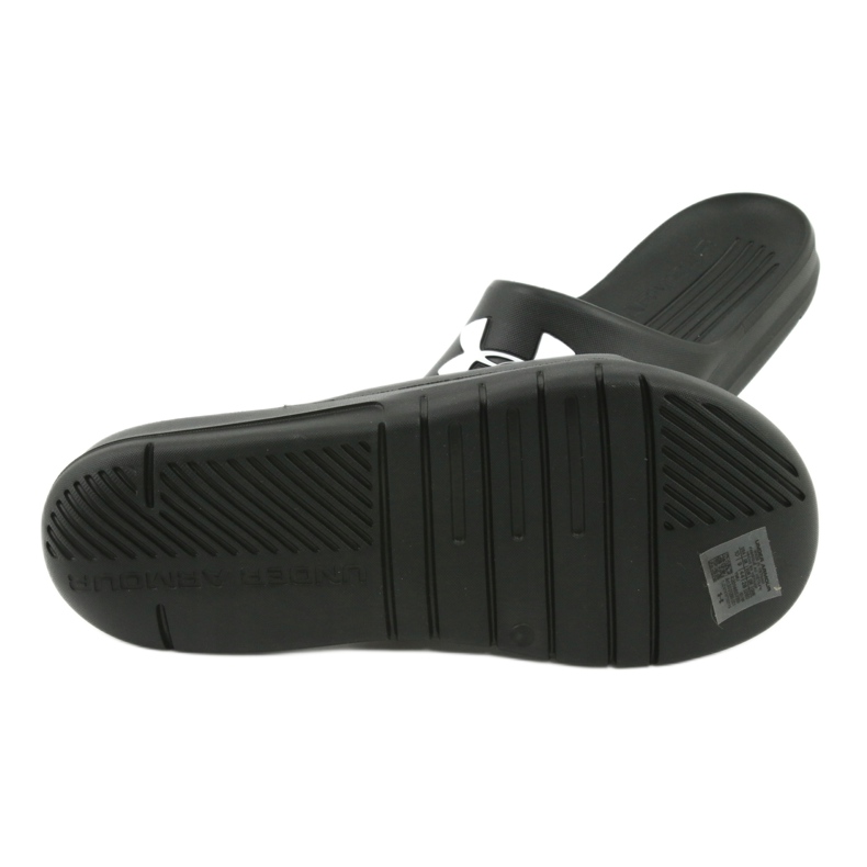 Under Armour Pantofole maschile sotto armatura core pth sl 3021286-001 per acqua nera nero 4