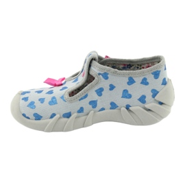 Scarpe per bambini Befado 110P380 blu rosa grigio 2