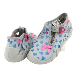 Scarpe per bambini Befado 110P380 blu rosa grigio 4
