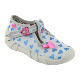 Scarpe per bambini Befado 110P380 blu rosa grigio 1